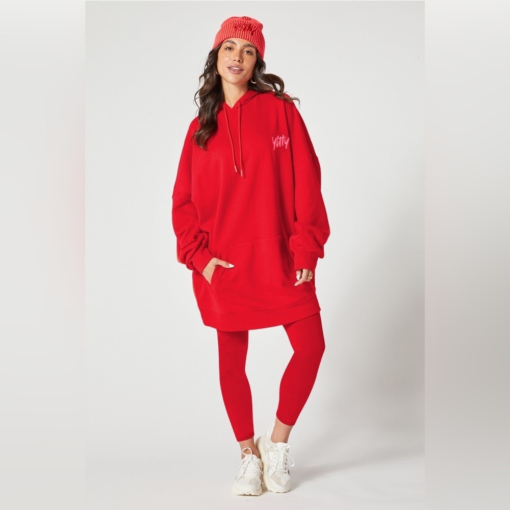 Fabletics Yitty Major Label Oversized Hoodie Sz Xl - Picture 5 of 12